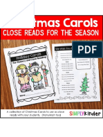 Christmas Carols For Reading and Singing