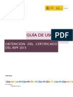 Guia Uso Obtencion Certificados IRPF 2015