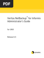 Veritas Netbackup For Informix Administrator'S Guide