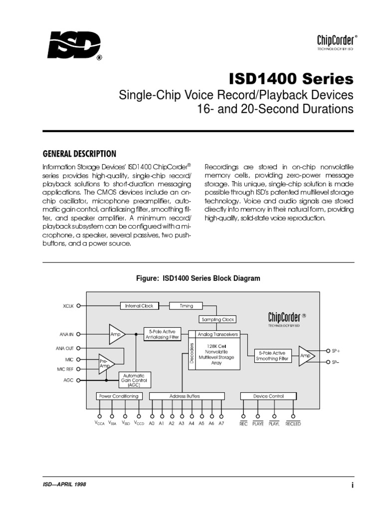 Isd1420 PDF | PDF