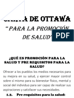 Carta de Ottawa para La Promoción de Salud