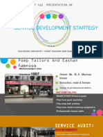 MKT 412 Presentation On: Service Development Startegy