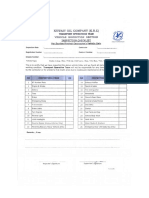 Vehicle Inspection Check List Form