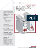 Product Profile: Din Rail Timing Relays For Hazardous Location Applications