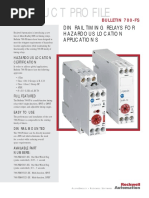 Product Profile: Din Rail Timing Relays For Hazardous Location Applications