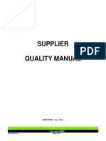 Supplier Quality Manual: SQA 2104 - Rev. 10.1