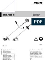 Notice Debroussailleuse Stihl Fs 80 PDF