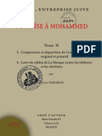Tome 2 de Moise a Mohammed l Islam Entreprise Juive Par Le Pere Gabriel Thery Hanna Zakarias