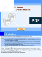 AR-M230/M270 Series Online Manual: Start