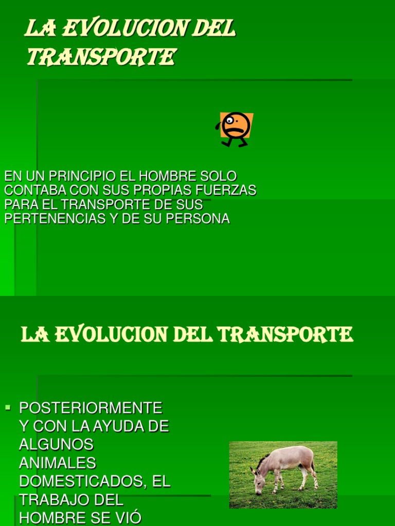 La Evolucion Del Transporte | PDF