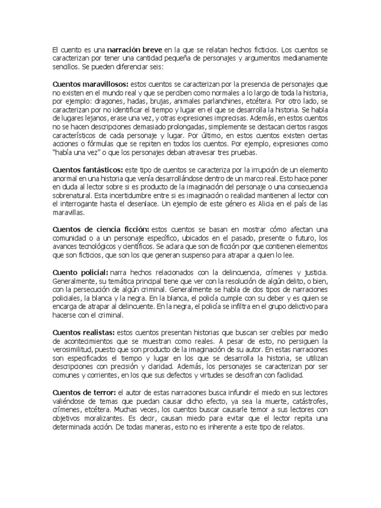 El Cuento Ciencia 2 Narración Cuentos