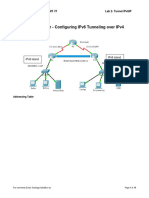 Nombre: Lab 2: Packet Tracer - Configuring Ipv6 Tunneling Over Ipv4