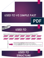 Used To Vs Simple Past