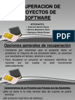 Recuperacion de Proyectos de Software