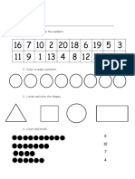 Name: - : 1. Listen and Circle The Numbers