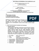 Surat Edaran No. 73515A.A62017 Tentang Pedoman Penyelenggaraan Upacara Bendera Peringatan Hari Guru Tahun 2017 Di Lingkungan Kantor Kementerian Pendidikan Dan Kebudayaan