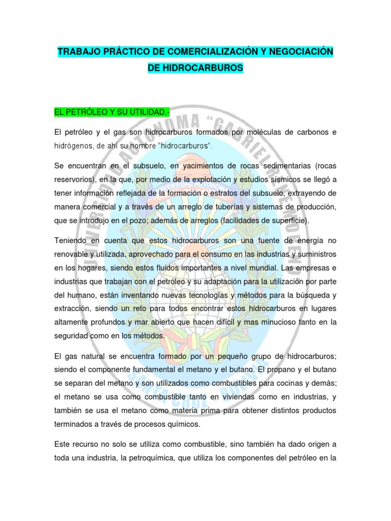 origen y utilidad de los hidrocarburos