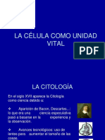 La Celula Como Unidad Vital