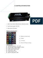 Led Music Controller Insructions