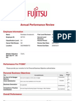 Annual Performance Review: Employee Information
