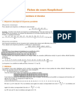 Statistiques Moyenne Mediane Etendue