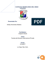 Fuentes de Derecho Internacional Privado