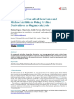 Enantioselective Aldol Reactions and Michael Additions Using Proline Derivatives As Organocatalysts