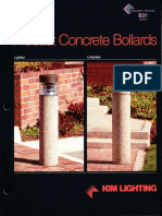 Kim Lighting B31 Precast Concrete Bollard Brochure 1993