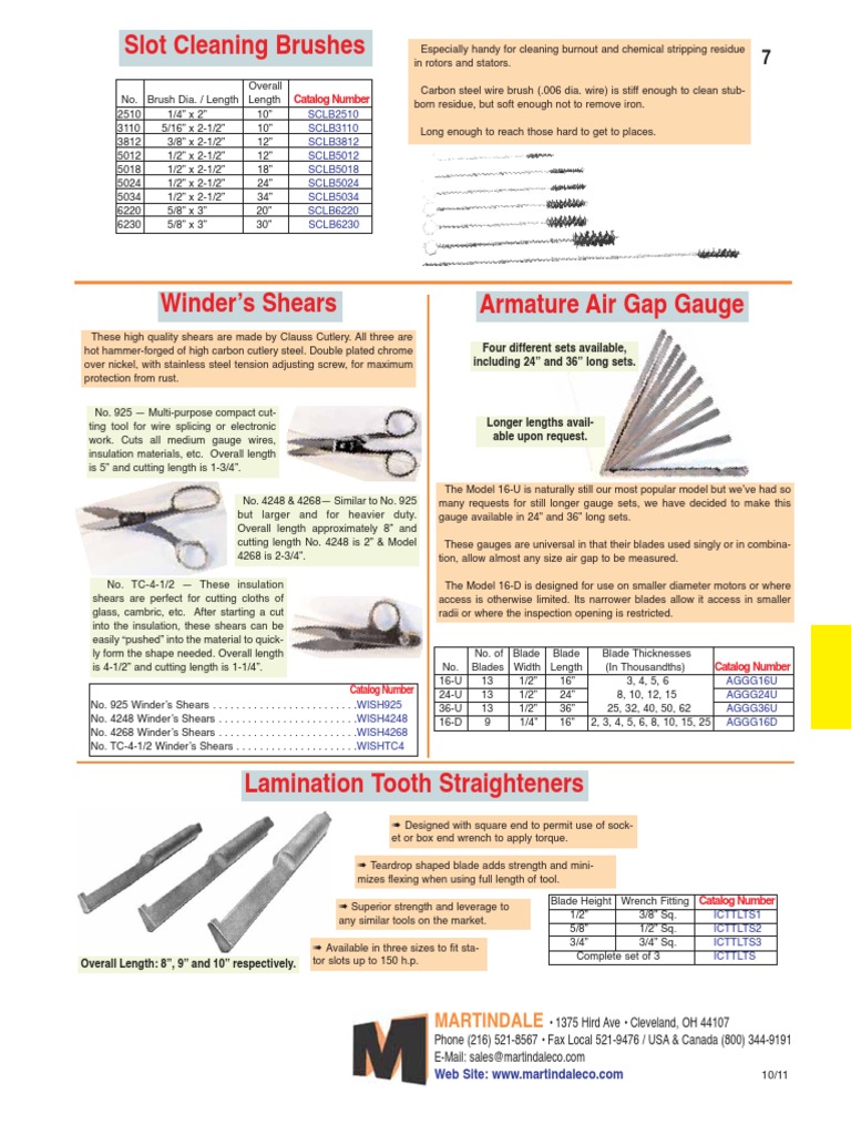 Armature Air Gap Gauge PDF Wire Manufactured Goods