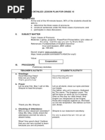 Download A Detailed Lesson Plan for Grade 104 Cases of Pronouns by JohnDominicMorales SN366849172 doc pdf