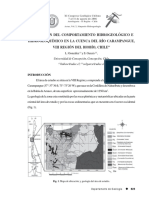 Evaluación Del Comportamiento Hidrogeológico e Hidrogeoquímico en La Cuenca Del Río Carampangue, Viii Región Del Biobío, Chile