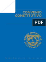 Convenio Constitutivo: Fondo Monetario Internacional