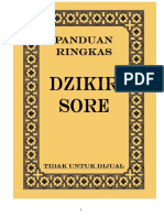 Dzikir Sore PDF