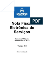 Manual Nfts Web Service v1.3 - Salvador