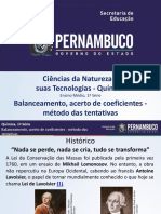 Balanceamento, Acerto de Coeficientes - Método Das Tentativas