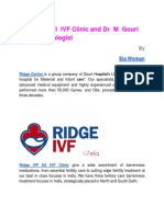Ridge IVF IUI IVF Clinic and Dr M Gouri Devi Gynecologist