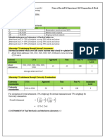 Internal Assessment CO's Appeared Pass Pass % Attainment Level