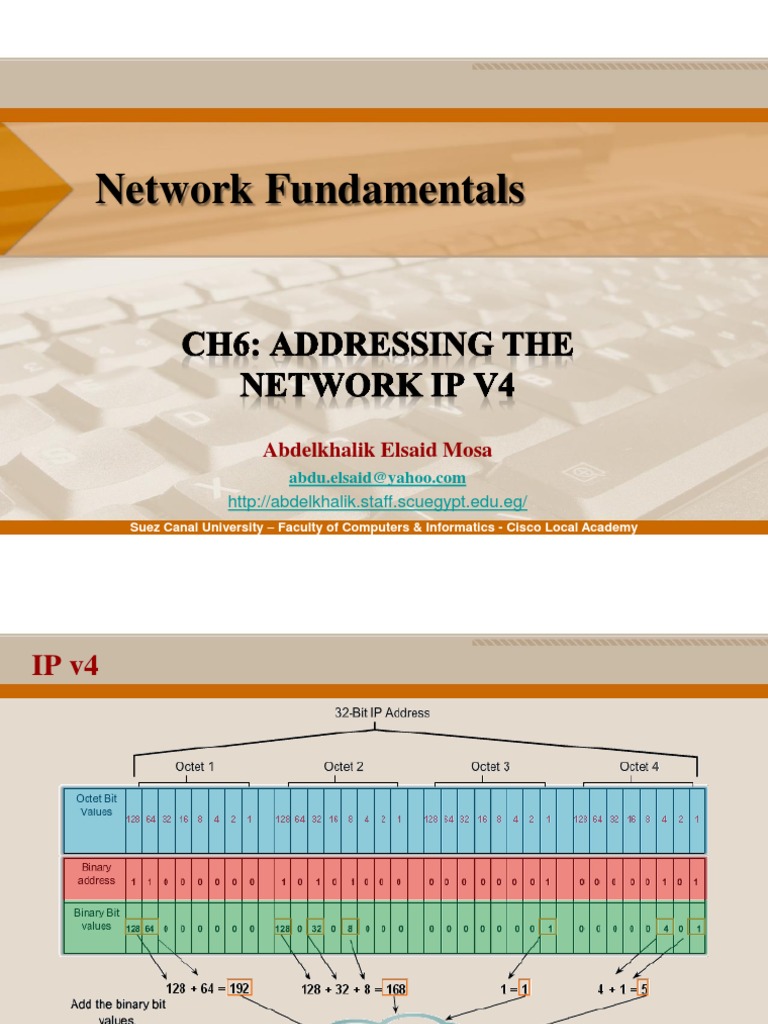 IPv4 Addressing and Network Fundamentals | PDF | Ip Address | Internet ...