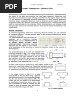 Linear Tolerances PDF