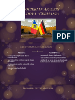 Negocieri in Afaceri Moldova - Germania