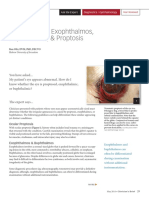 Differentiating Exophthalmos Buphthalmos Proptosis