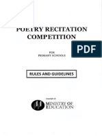 2015 Poetry Recitation Competition Primary-S