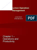 Operations Management Production Forecasting