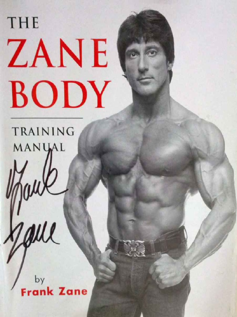 Frank Zane The Zane Body Training Manual Weight Training