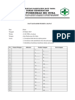 Daftar Hadir