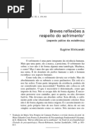 Breves Reflexoes a Respeito Do Sofrimento
