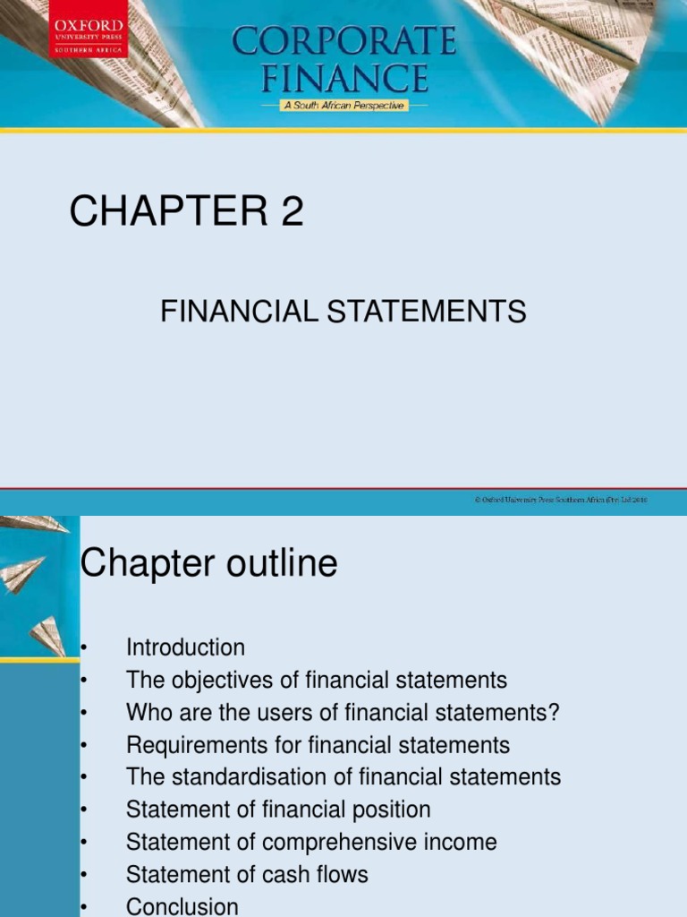 Chapter 2 - Financial Statements | PDF | Dividend | Financial Statement