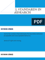 Ethical Standards in Writing Literature Review