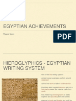 Ancient Egypt Achievements Flipped Notes
