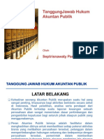 Tugas Tanggung Jawab Hukum Akuntan Publik